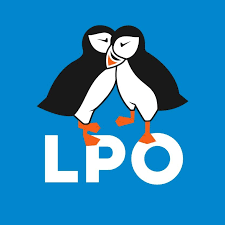 logo de LPO avec 2 oiseaux de profil