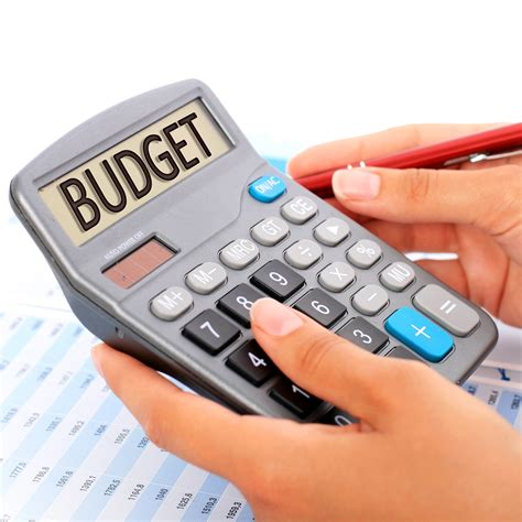 calcul du budget avec une calculatrice