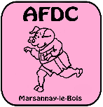logo de l'association avec un cochon qui courre