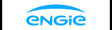 Logo engie en lettres bleues